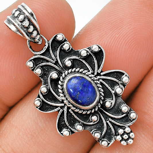 Natural Lapis Lazuli - Afghanistan Pendant P-1558 SDP153086