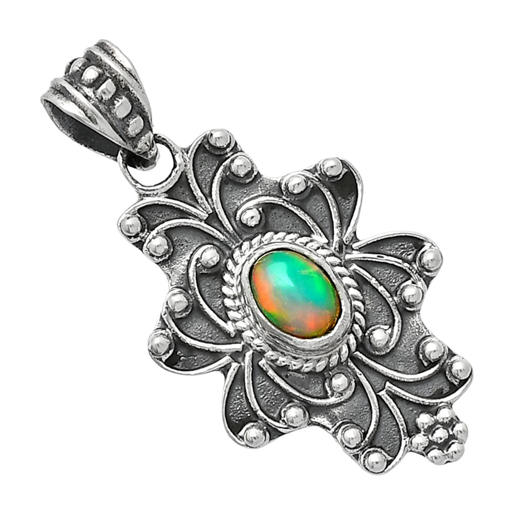 Natural Ethiopian Opal Pendant P-1558 SDP153102