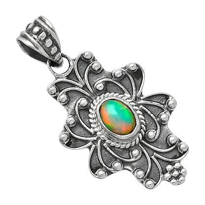Natural Ethiopian Opal Pendant P-1558 SDP153102