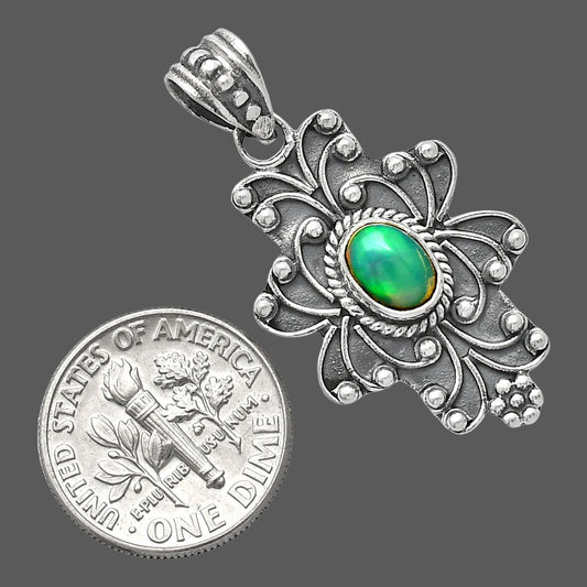 Natural Ethiopian Opal Pendant P-1558 SDP153103