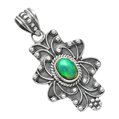 Natural Ethiopian Opal Pendant P-1558 SDP153103