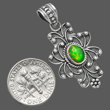 Natural Ethiopian Opal Pendant P-1558 SDP153111