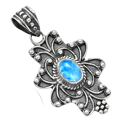 Blue Fire Labradorite - Madagascar Pendant P-1558 SDP153118