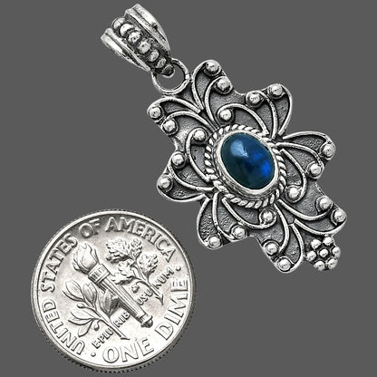 Blue Fire Labradorite - Madagascar Pendant P-1558 SDP153119