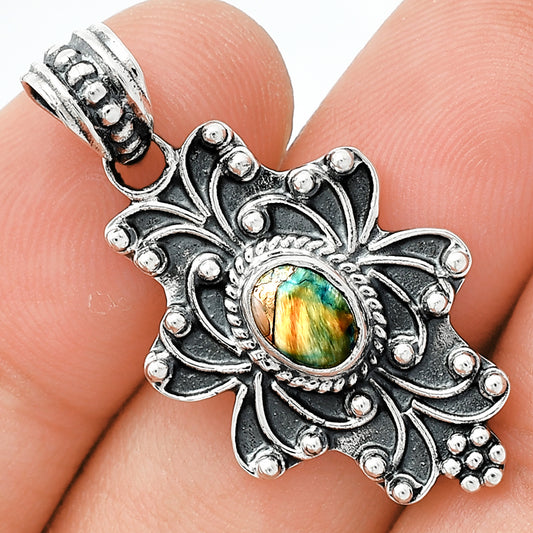Spiny Oyster Turquoise - Arizona Pendant P-1558 SDP153134