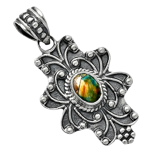 Spiny Oyster Turquoise - Arizona Pendant P-1558 SDP153134