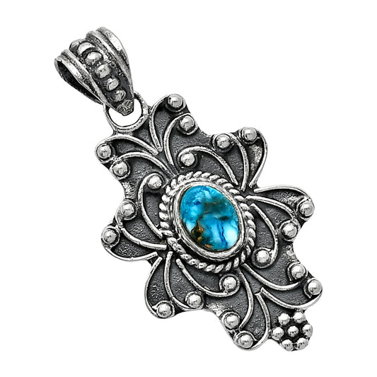 Spiny Oyster Turquoise - Arizona Pendant P-1558 SDP153139