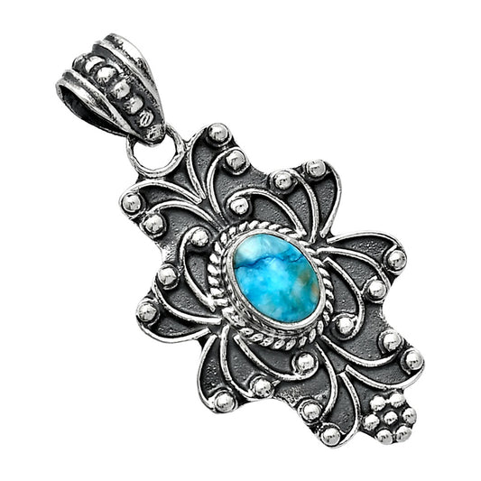 Spiny Oyster Turquoise - Arizona Pendant P-1558 SDP153146
