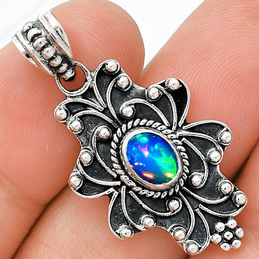 Natural Ethiopian Opal Pendant P-1558 SDP153156