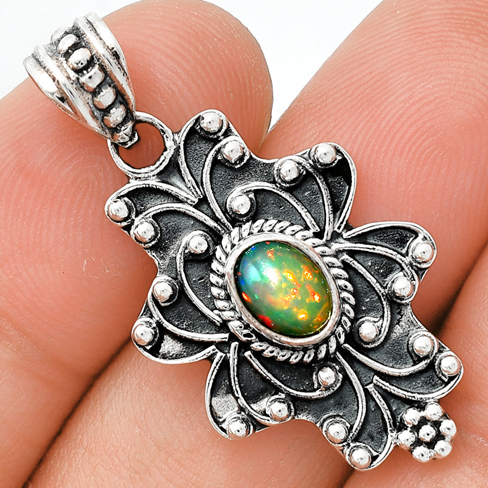 Natural Ethiopian Opal Pendant P-1558 SDP153163