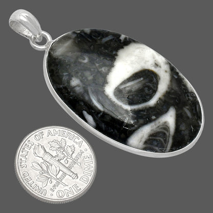 Natural Mexican Cabbing Fossil Pendant P-1001 SDP153211