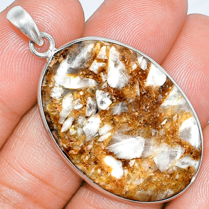 Natural Brecciated Mookaite Pendant P-1001 SDP153292