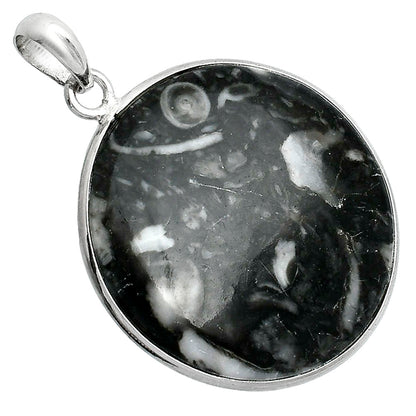 Natural Mexican Cabbing Fossil Pendant P-1001 SDP153321