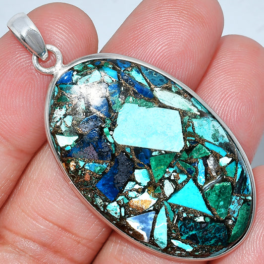 Multi Copper Turquoise - Arizona Pendant P-1001 SDP153490