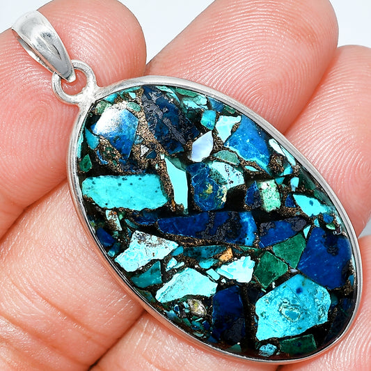 Multi Copper Turquoise - Arizona Pendant P-1001 SDP153493