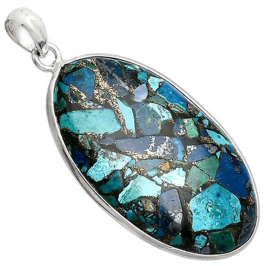 Multi Copper Turquoise - Arizona Pendant P-1001 SDP153493
