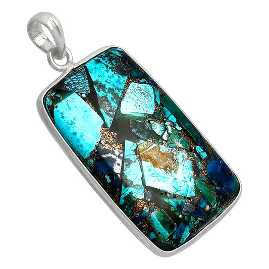 Multi Copper Turquoise - Arizona Pendant P-1001 SDP153600
