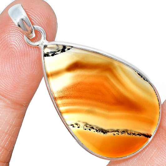 Natural Montana Agate - USA Pendant P-1001 SDP153629