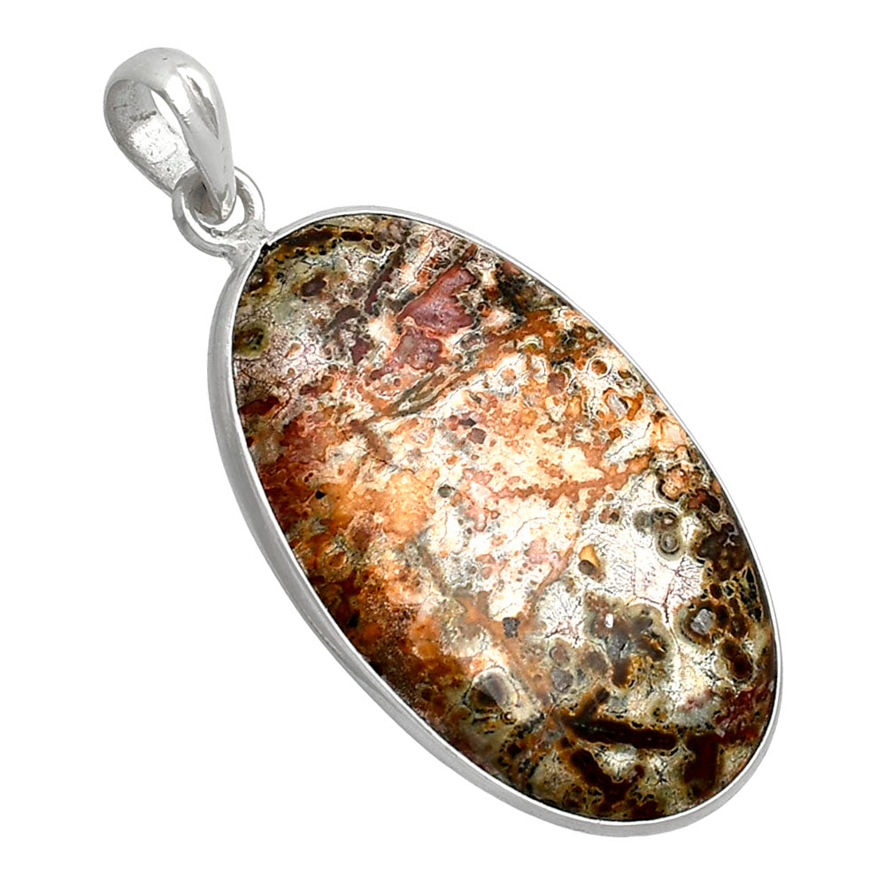 Natural Leopard Skin Jasper Pendant P-1001 SDP153638