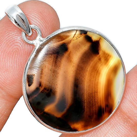 Natural Montana Agate - USA Pendant P-1001 SDP153664