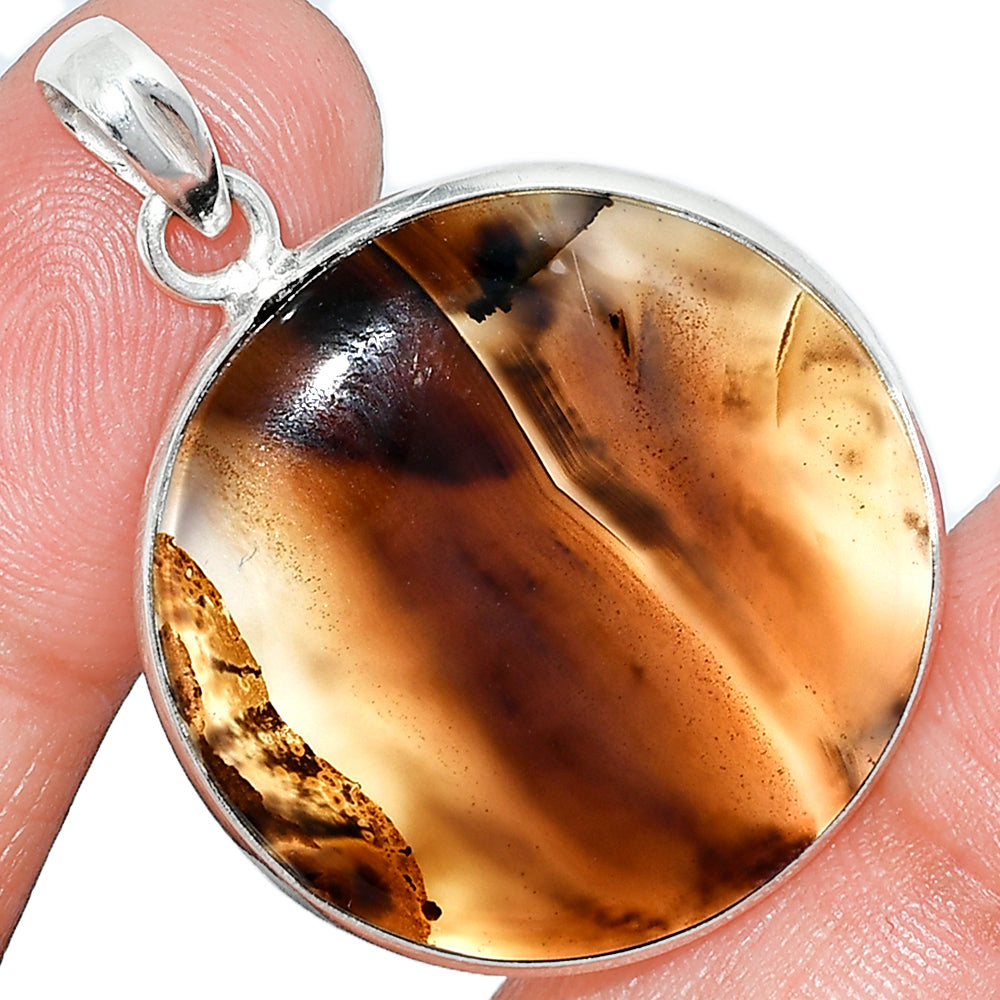 Natural Montana Agate - USA Pendant P-1001 SDP153681