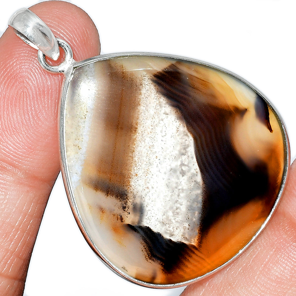 Natural Montana Agate - USA Pendant P-1001 SDP153687