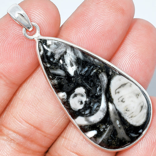 Natural Mexican Cabbing Fossil Pendant P-1001 SDP153703