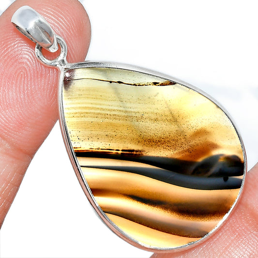 Natural Montana Agate - USA Pendant P-1001 SDP153735