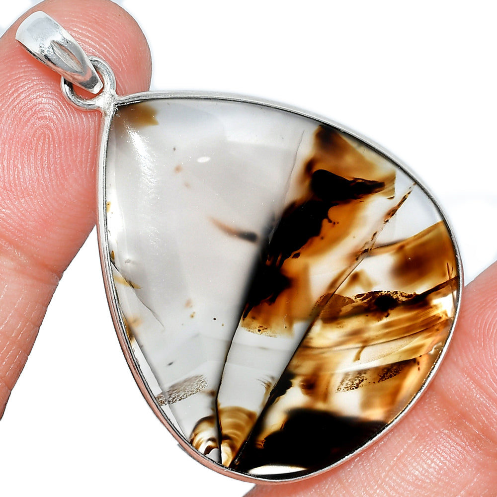Natural Montana Agate - USA Pendant P-1001 SDP153746