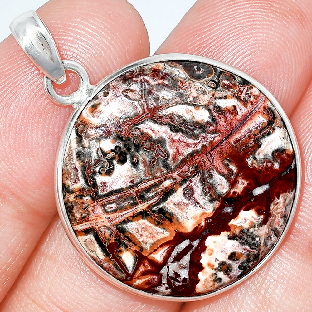 Natural Leopard Skin Jasper Pendant P-1001 SDP153755