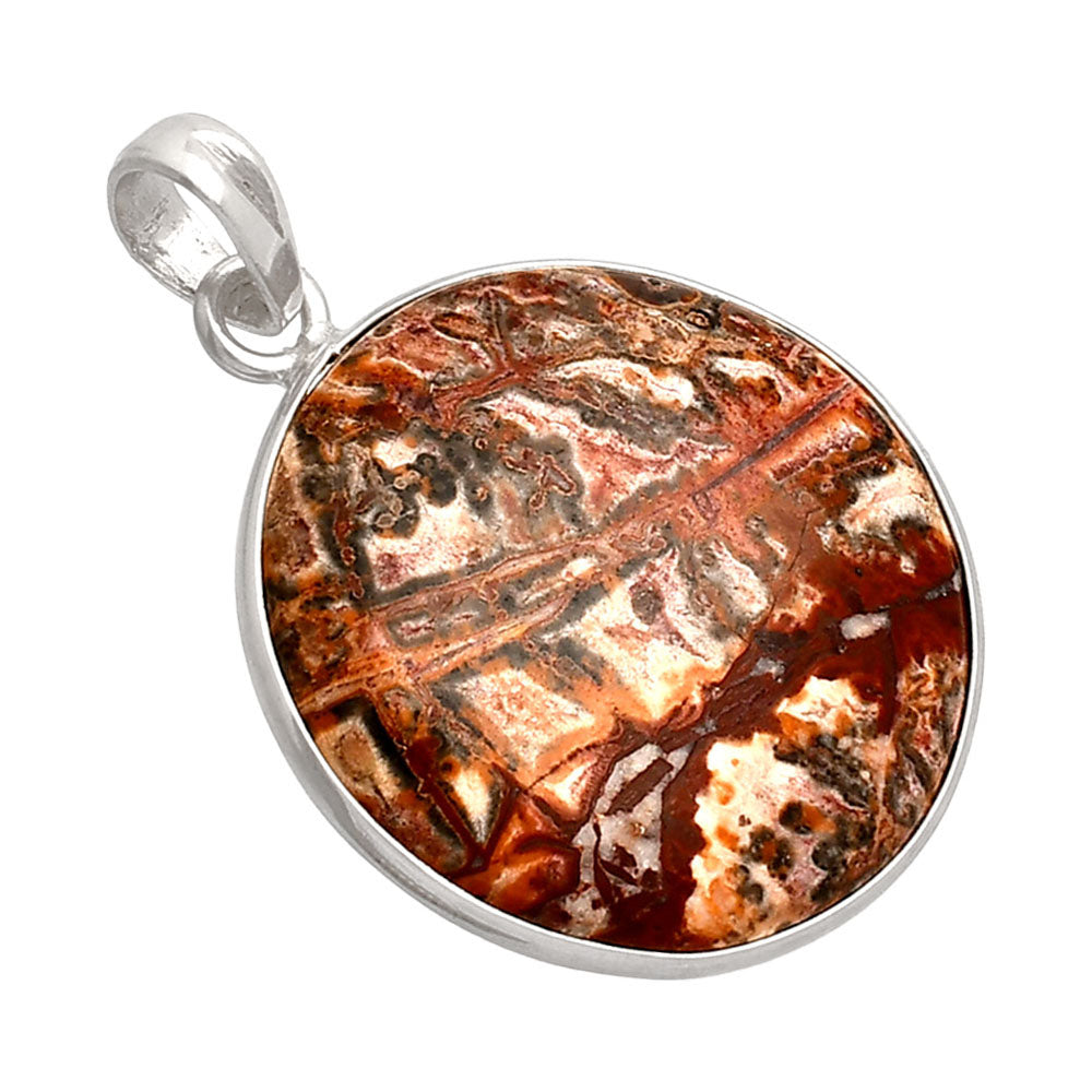 Natural Leopard Skin Jasper Pendant P-1001 SDP153755