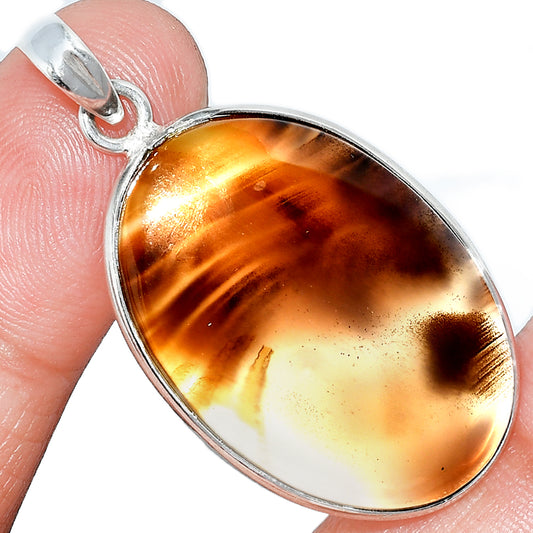 Natural Montana Agate - USA Pendant P-1001 SDP153758