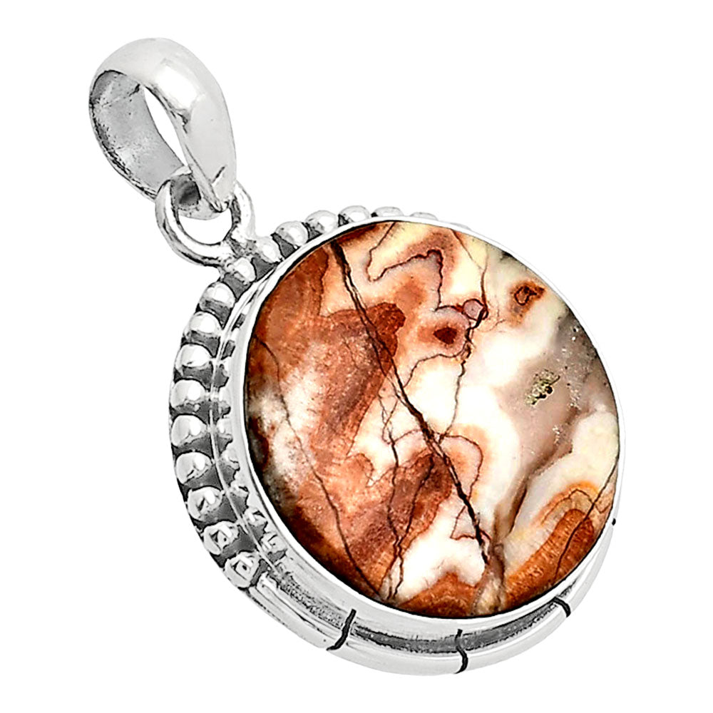Natural Rosetta Picture Jasper Pendant P-1058 SDP153781