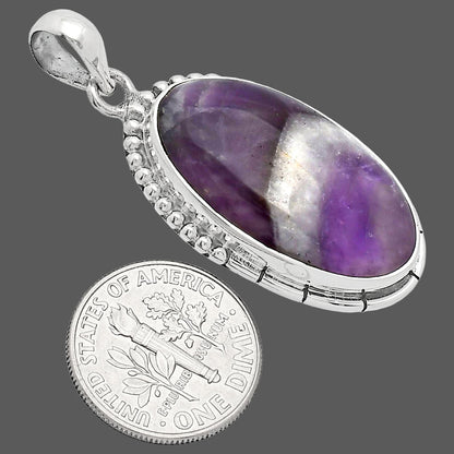 Natural Chevron Amethyst Pendant P-1058 SDP153798