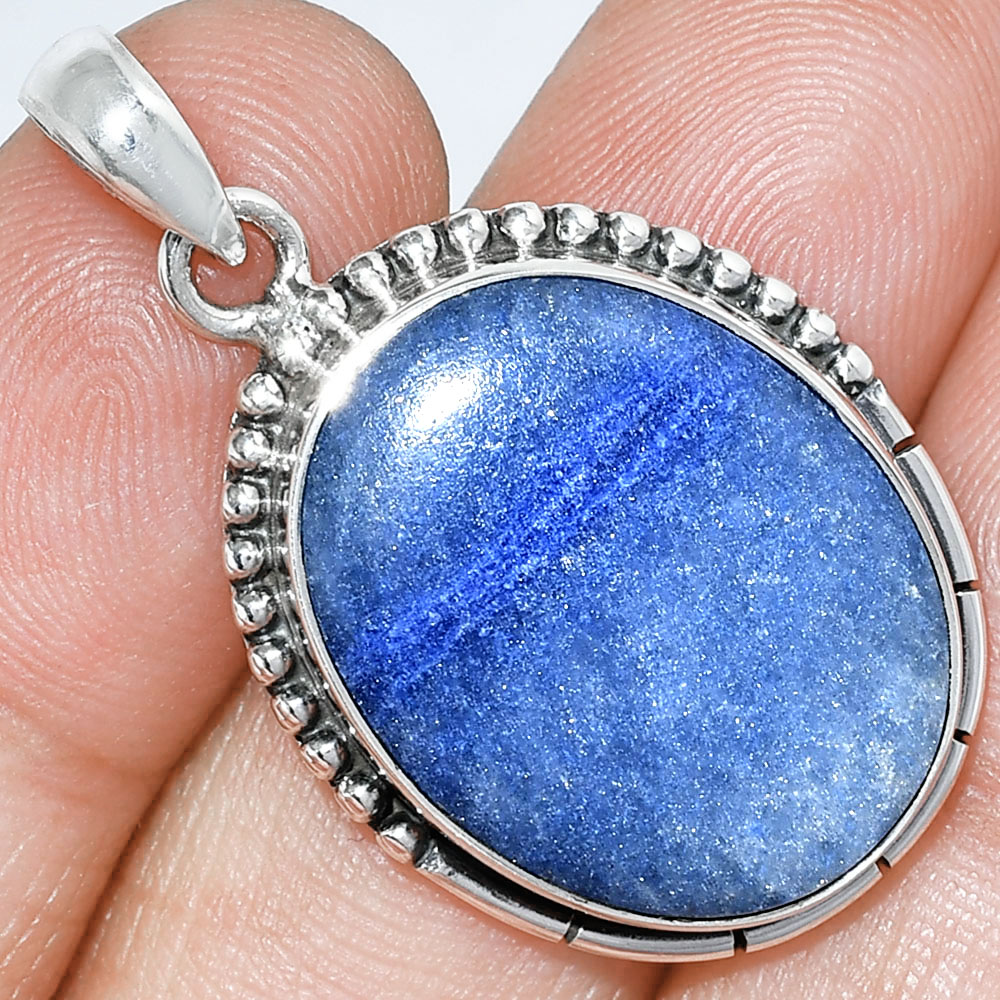 Natural Dumortierite Quartz Pendant P-1058 SDP153811