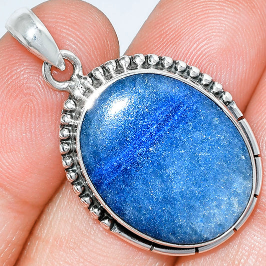 Natural Dumortierite Quartz Pendant P-1058 SDP153811