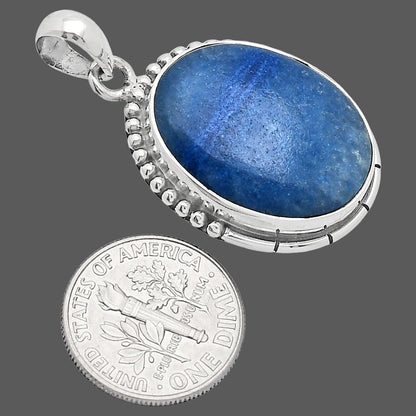 Natural Dumortierite Quartz Pendant P-1058 SDP153811