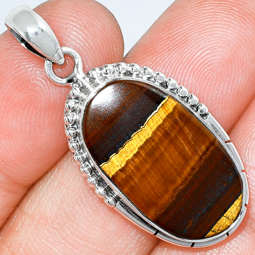 Natural Tiger Eye - Africa Pendant P-1058 SDP153813
