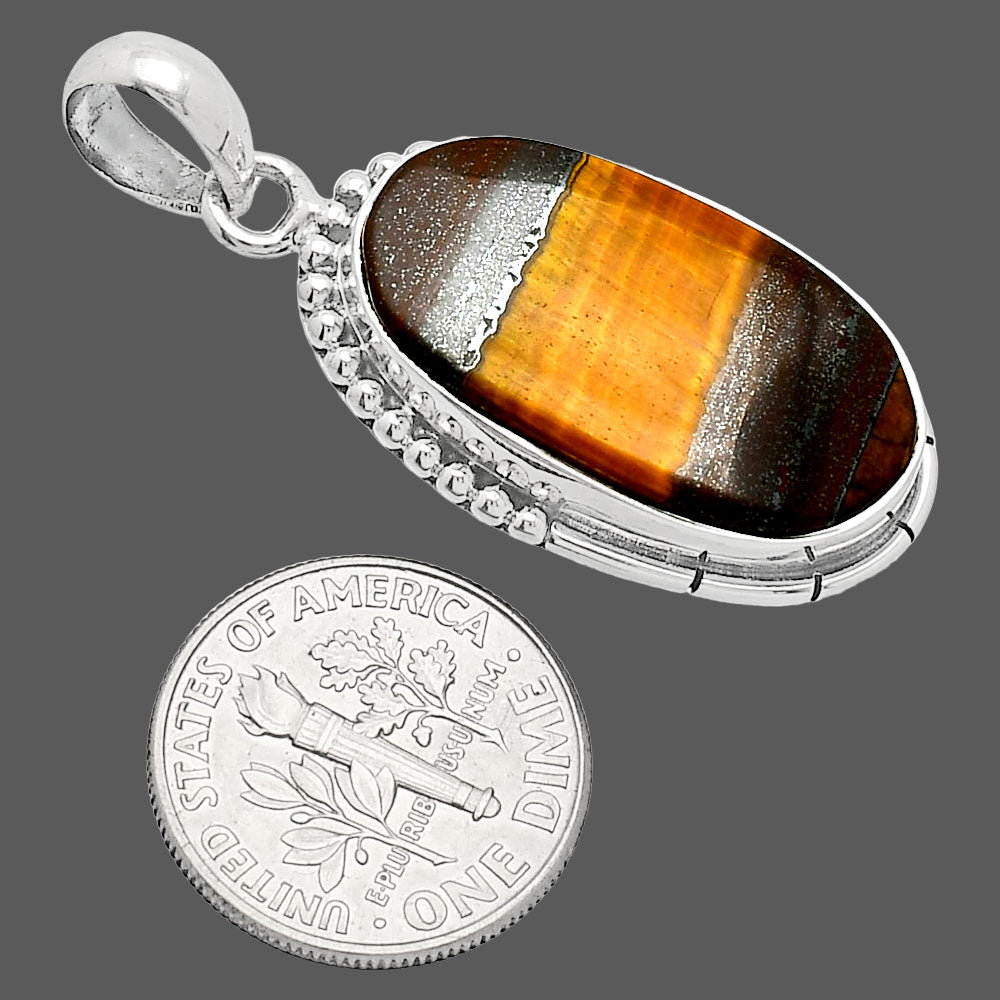 Natural Tiger Eye - Africa Pendant P-1058 SDP153813