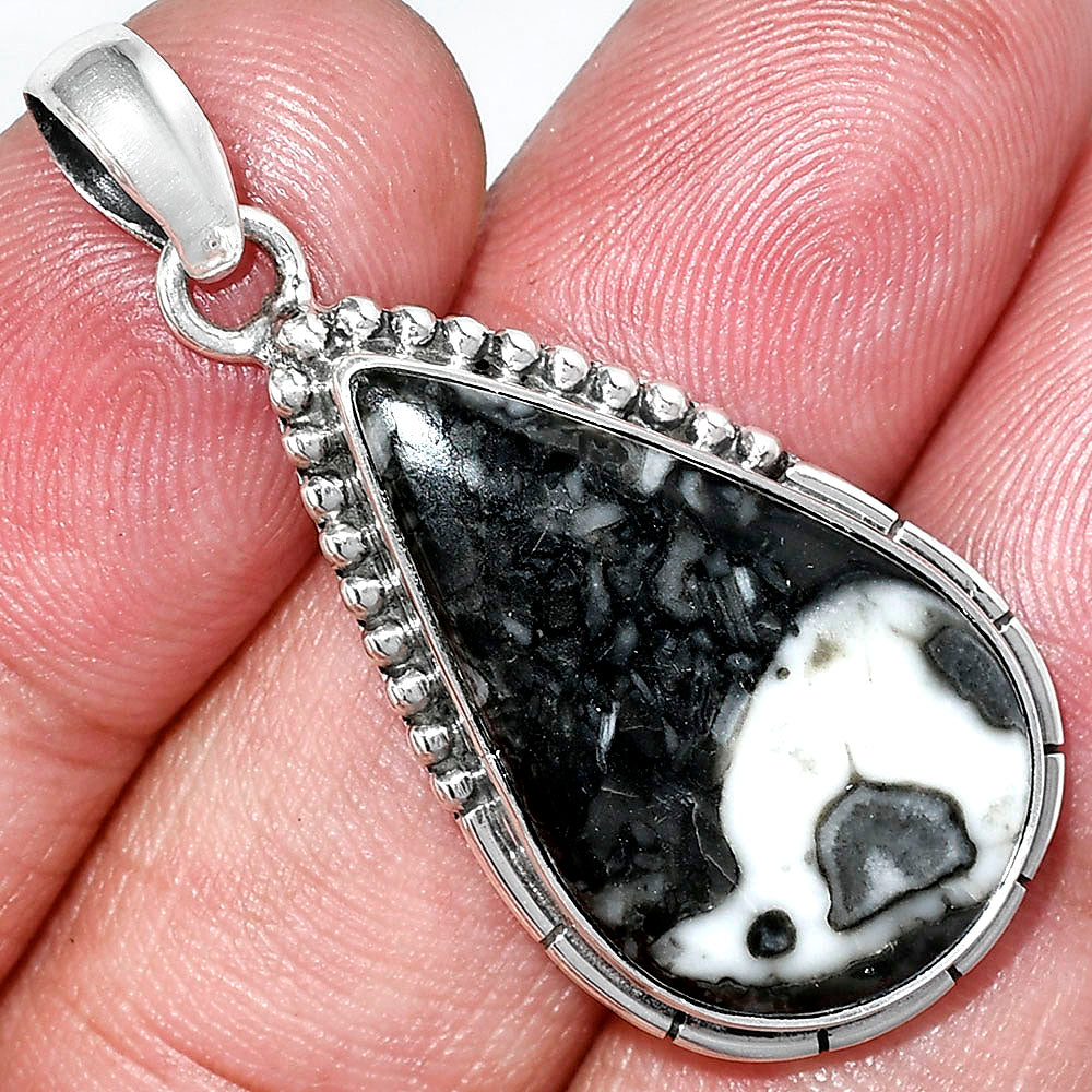 Natural Mexican Cabbing Fossil Pendant P-1058 SDP153823
