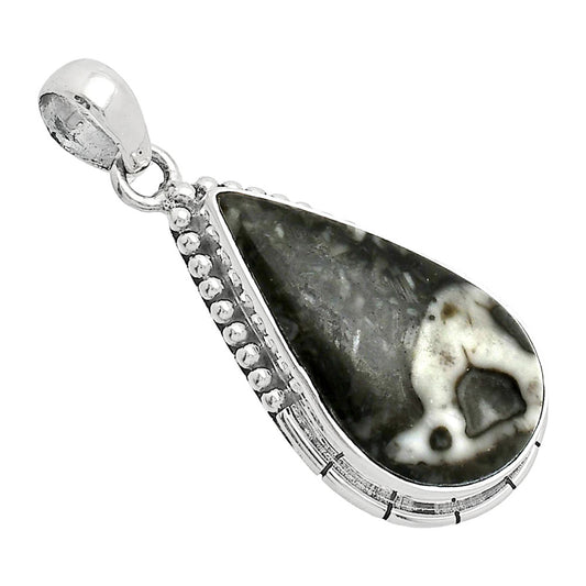 Natural Mexican Cabbing Fossil Pendant P-1058 SDP153823