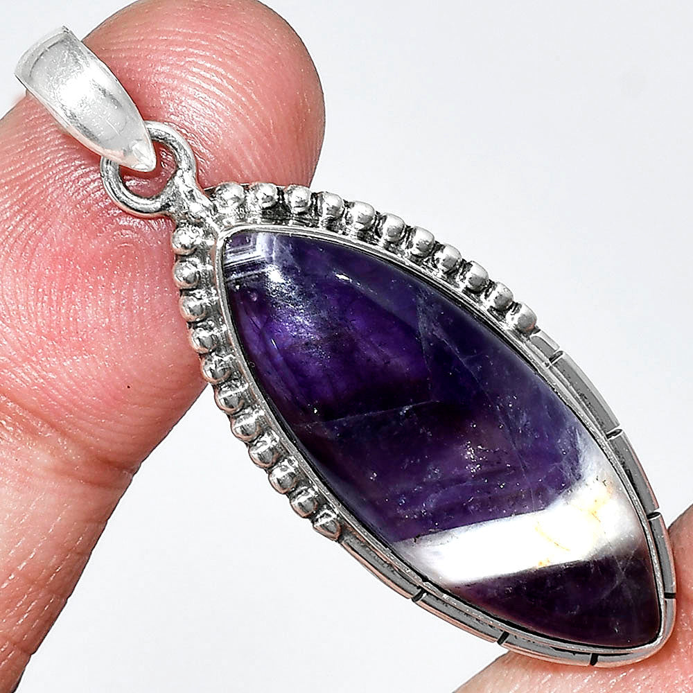 Natural Chevron Amethyst Pendant P-1058 SDP153824