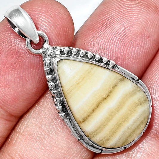 Natural Yellow Aragonite Pendant P-1058 SDP153846