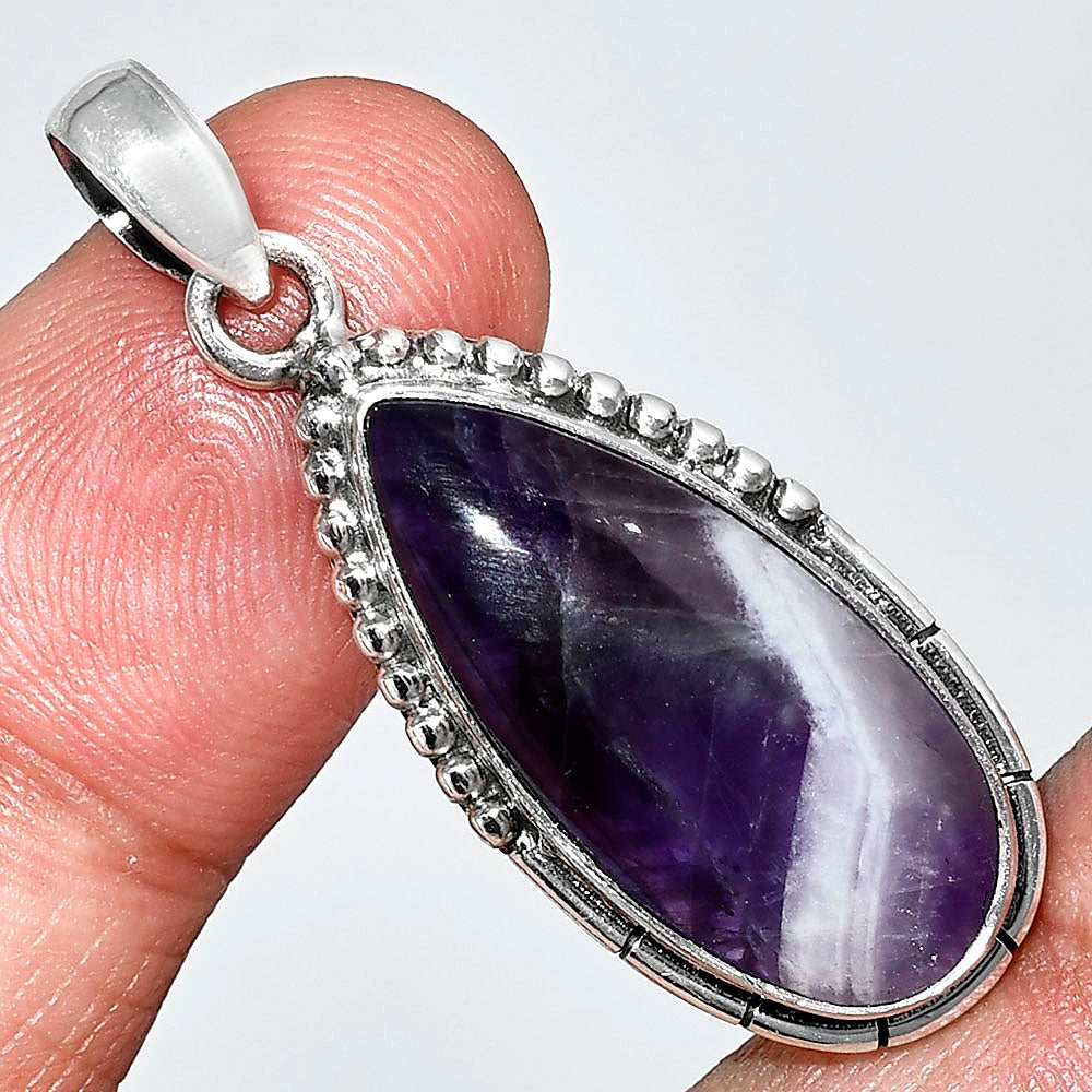 Natural Chevron Amethyst Pendant P-1058 SDP153850