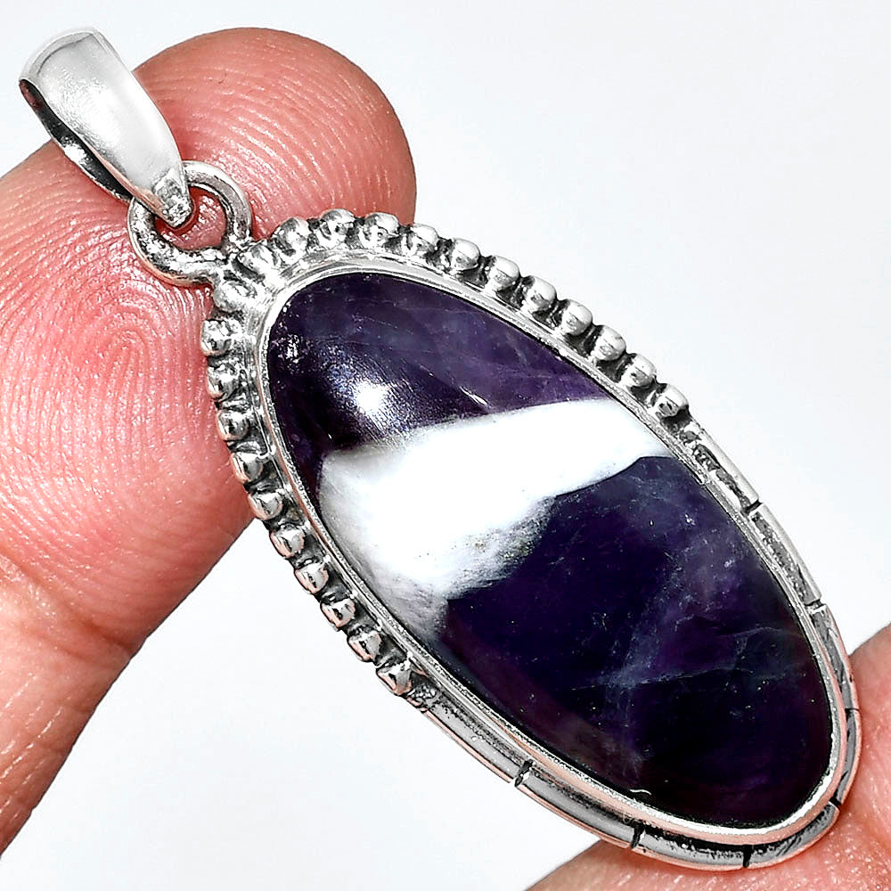 Natural Chevron Amethyst Pendant P-1058 SDP153852