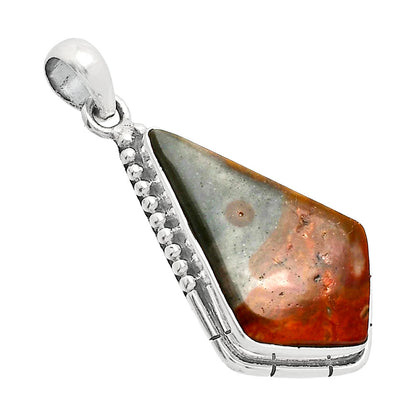 Natural Polygram Jasper Pendant P-1058 SDP153854