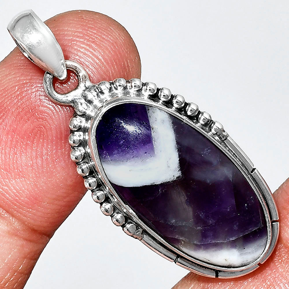 Natural Chevron Amethyst Pendant P-1058 SDP153858