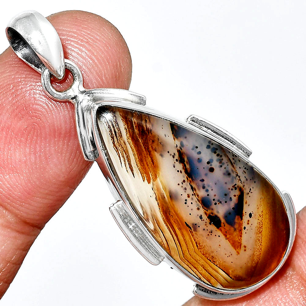 Natural Montana Agate - USA Pendant P-1072 SDP153869