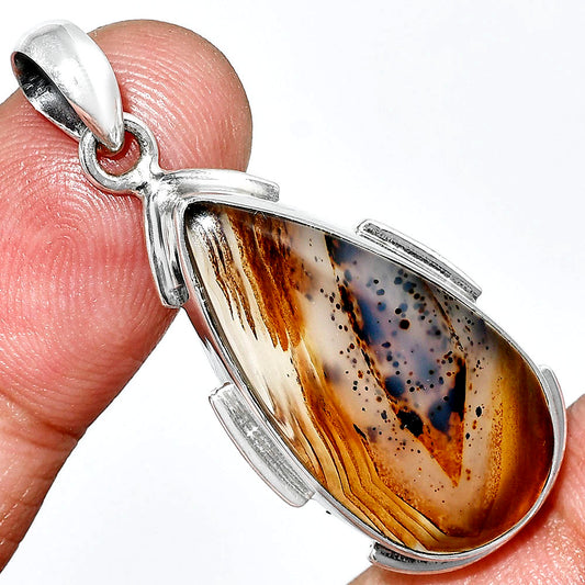 Natural Montana Agate - USA Pendant P-1072 SDP153869