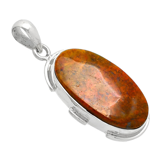 Natural Red Moss Agate Pendant P-1072 SDP153890
